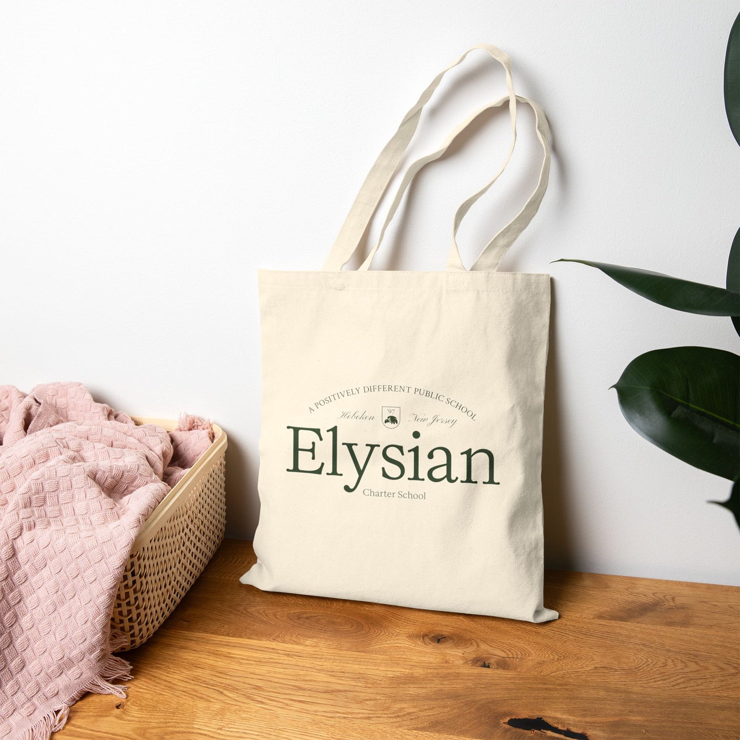Elysian Cotton Canvas Tote Bag