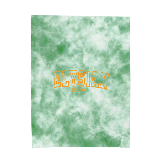 Tie Dye Elysian Velveteen Plush Blanket