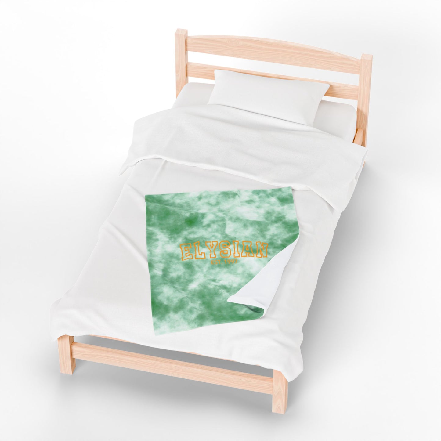 Tie Dye Elysian Velveteen Plush Blanket