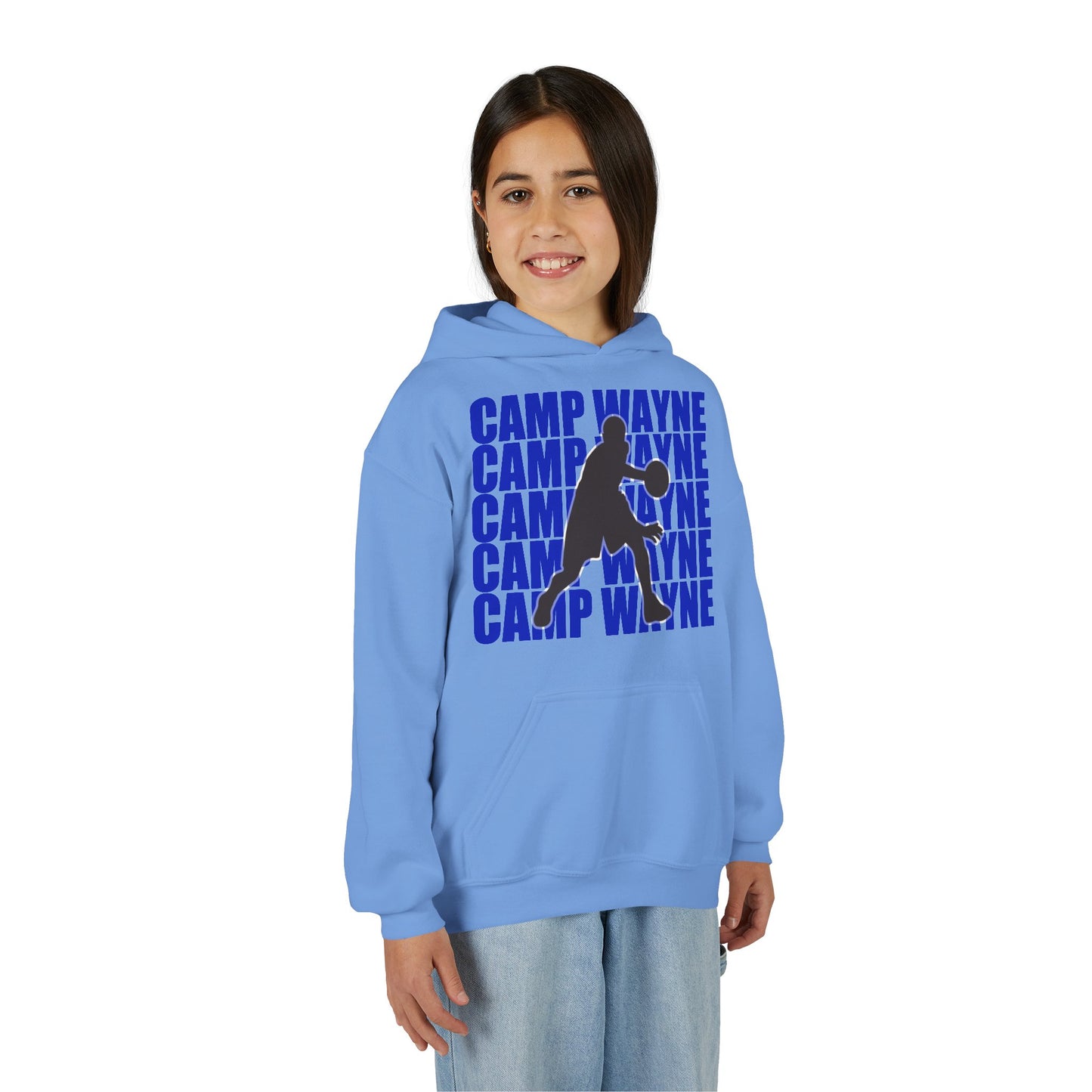 Custom Basketball on Repeat Youth Hoodie