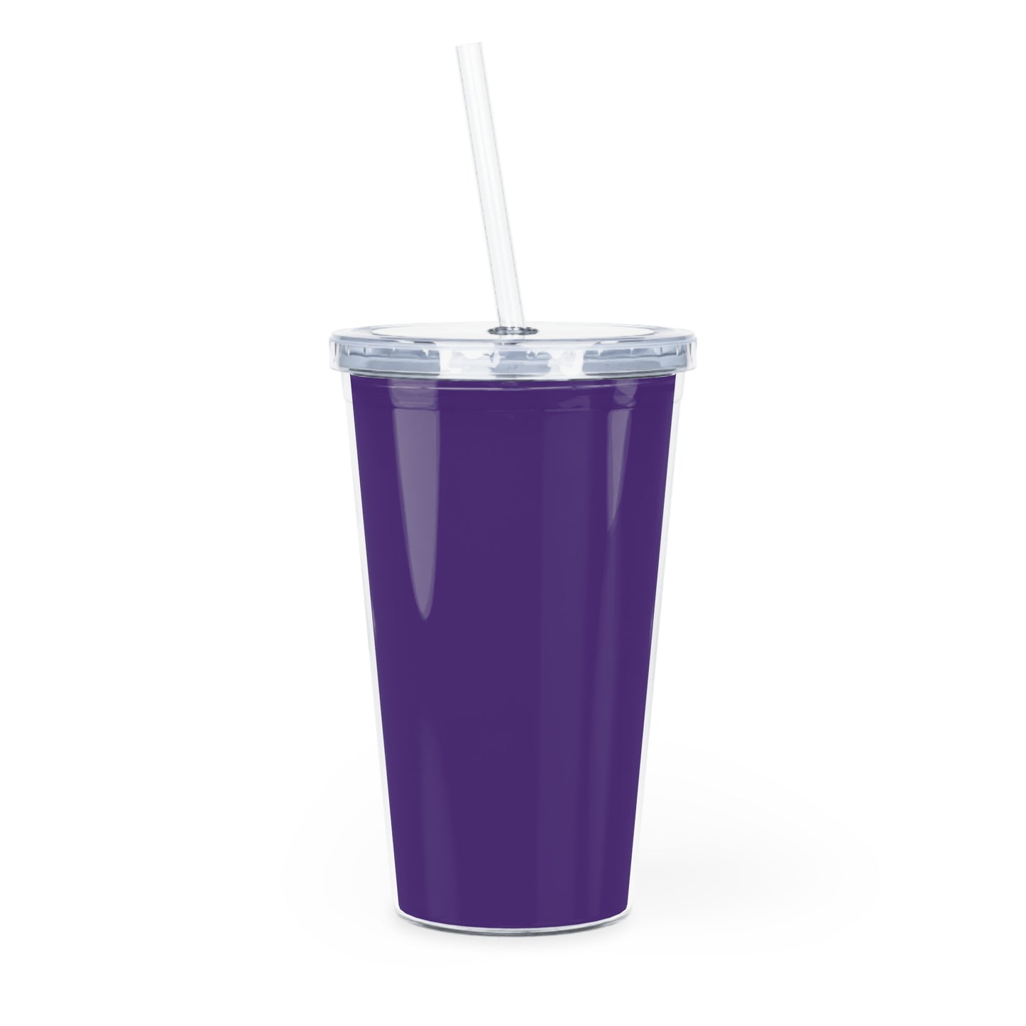 Custom Plastic Tumbler with Straw - Ideal for Students and Fans, College Game Day, Tailgating, Gifts for Graduates, Drinkware