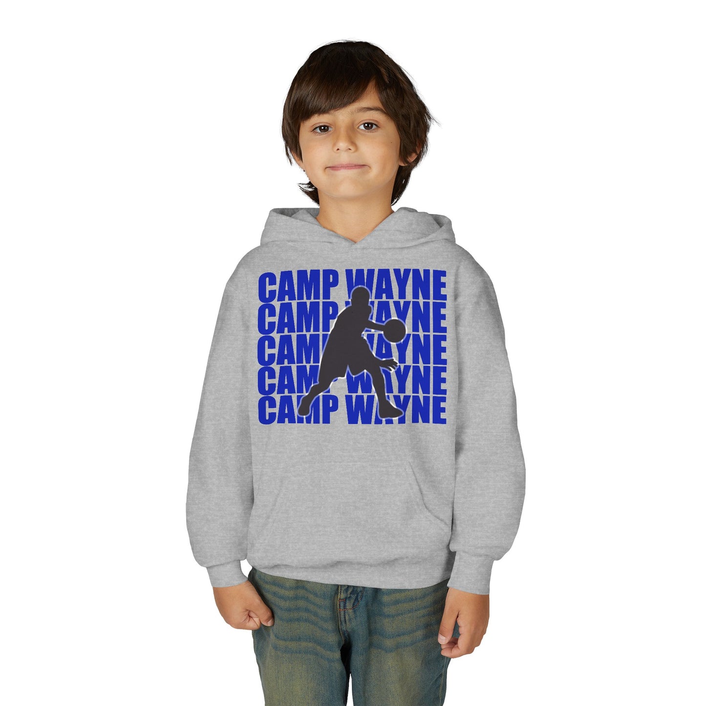 Custom Basketball on Repeat Youth Hoodie