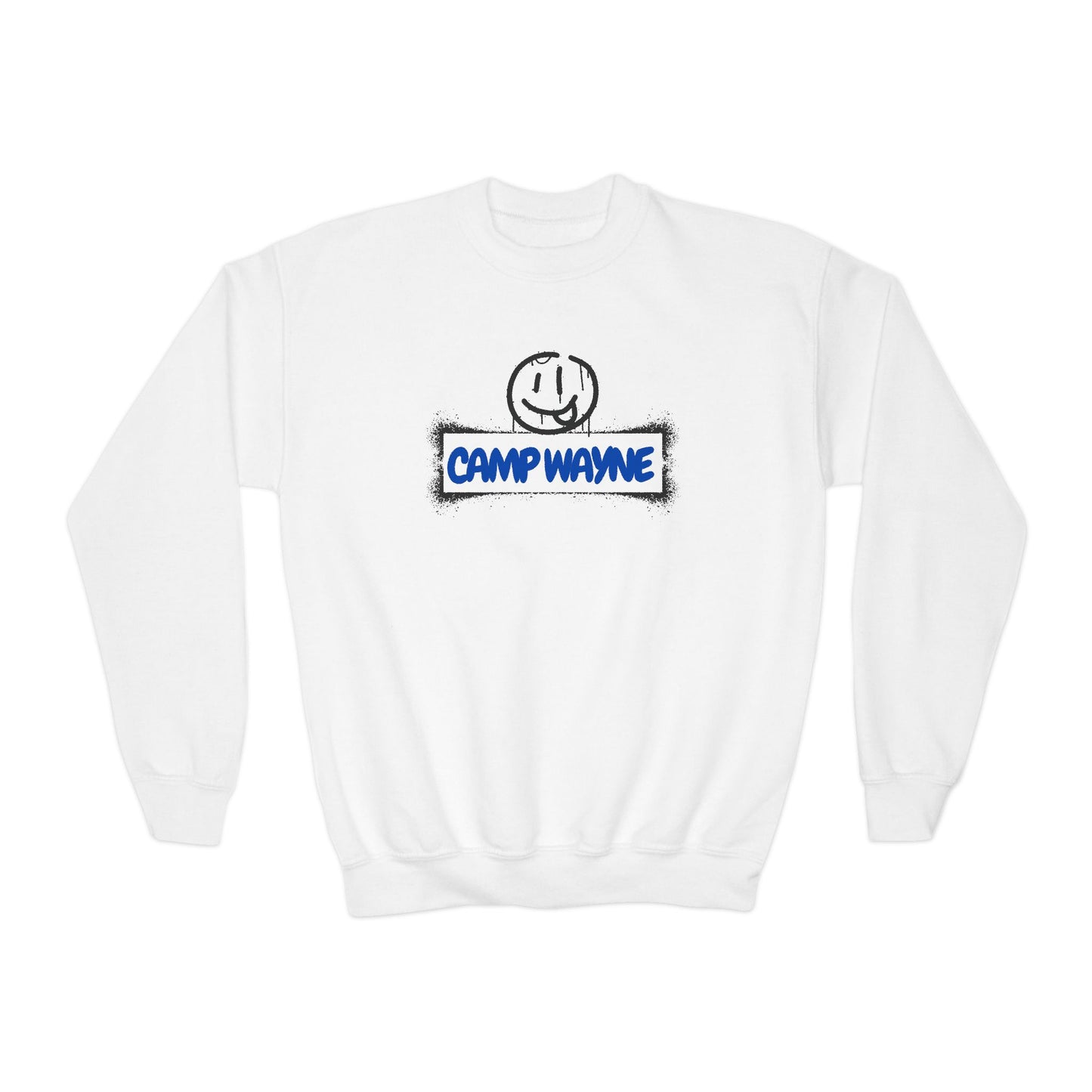 Sun's Out, Tongue's Out Custom Youth Crewneck Sweatshirt