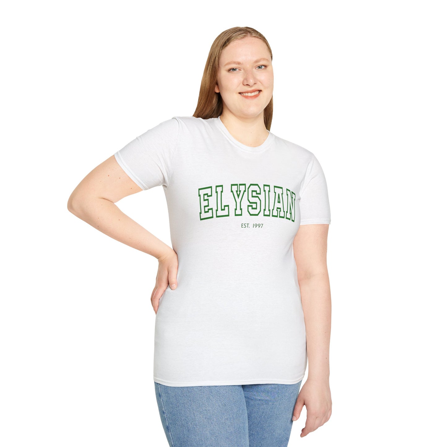 Adult Collegiate Elysian Softstyle Tee
