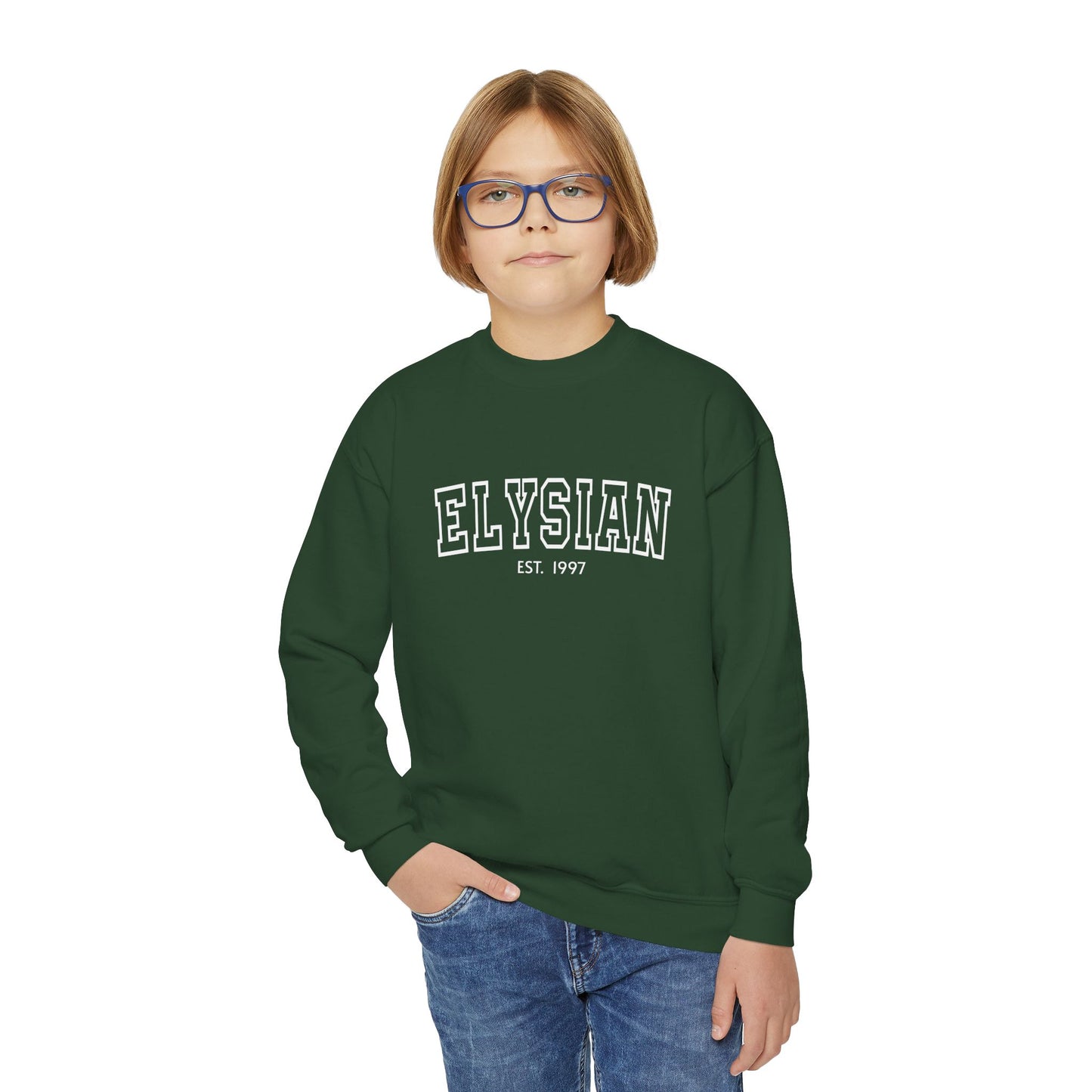 Youth Elysian Collegiate Crewneck Sweatshirt