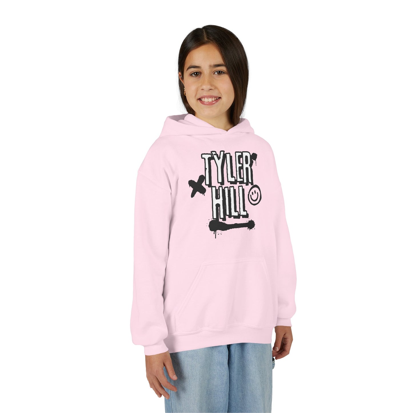 Graffiti Custom Youth Hooded Sweatshirt