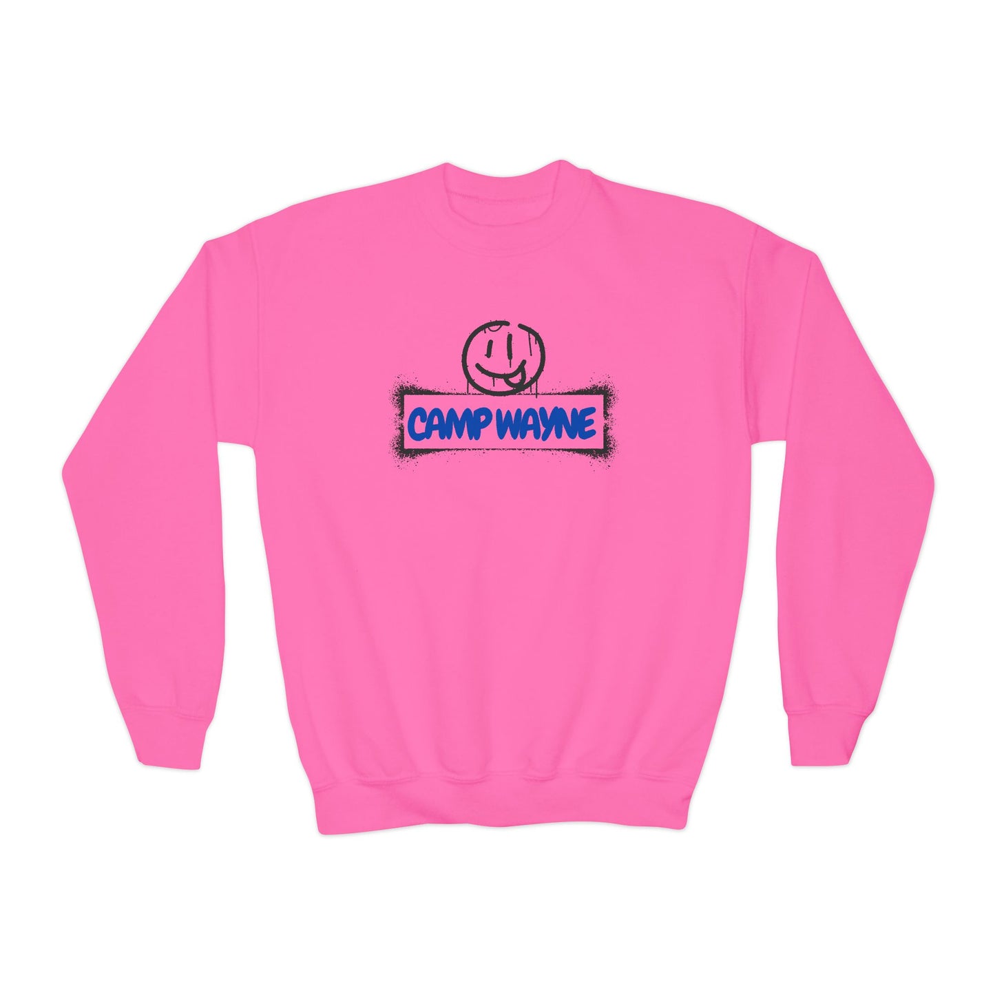 Sun's Out, Tongue's Out Custom Youth Crewneck Sweatshirt