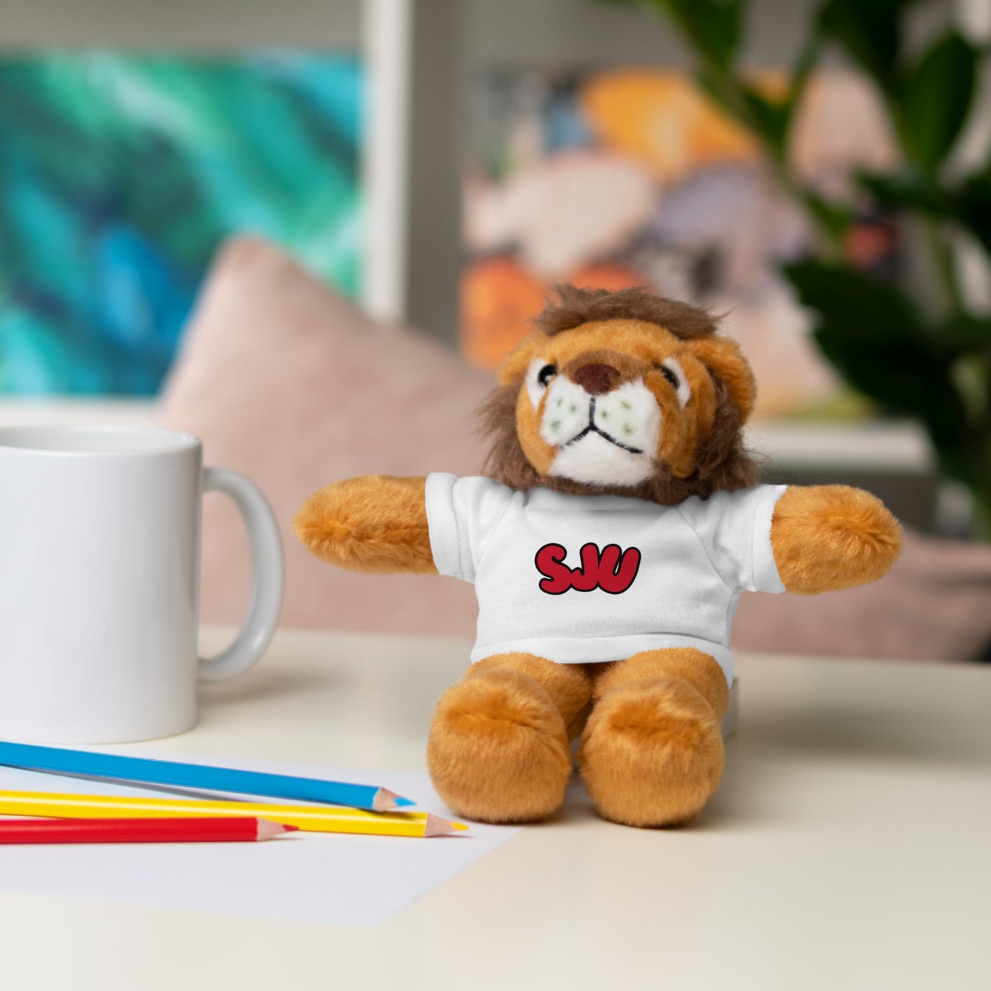 Personalized Stuffed Animal with Custom Name or Logo | Custom Camp, School or Team Mascot