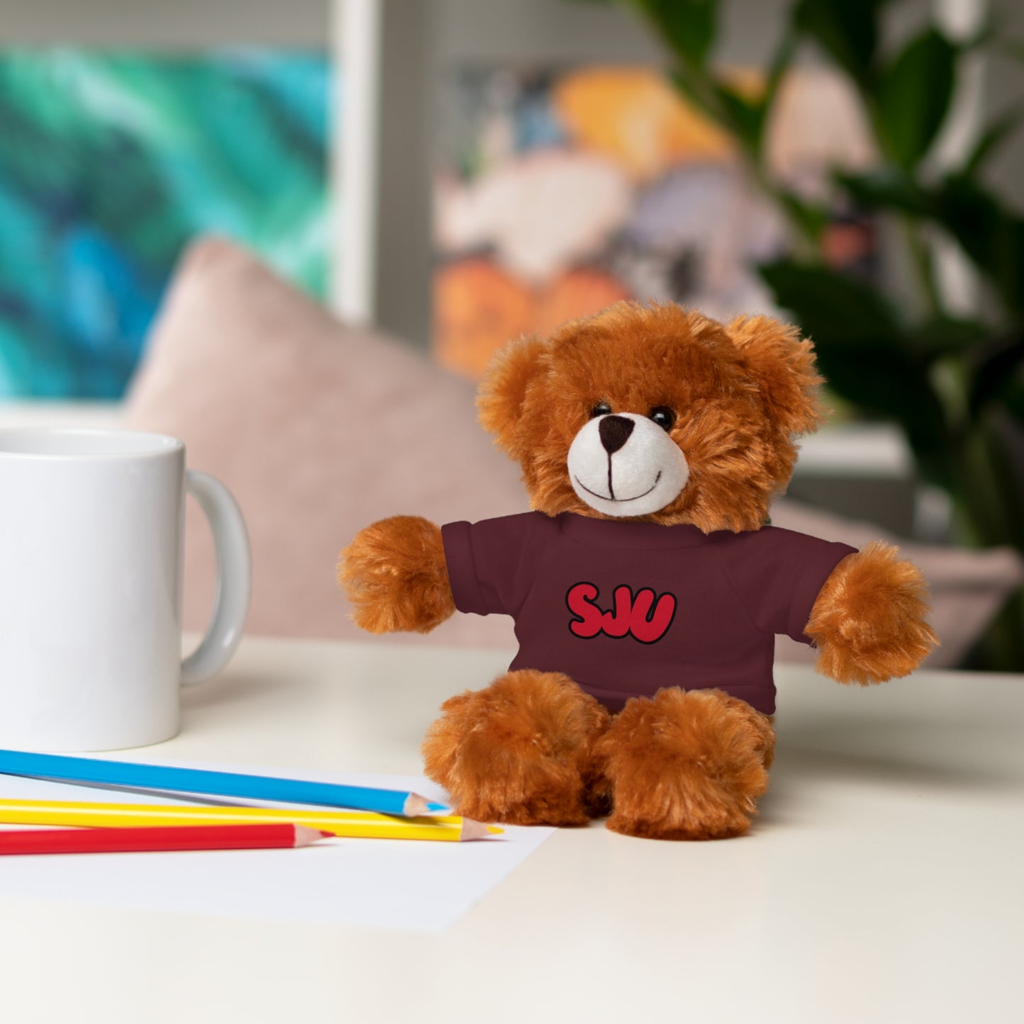 Personalized Stuffed Animal with Custom Name or Logo | Custom Camp, School or Team Mascot