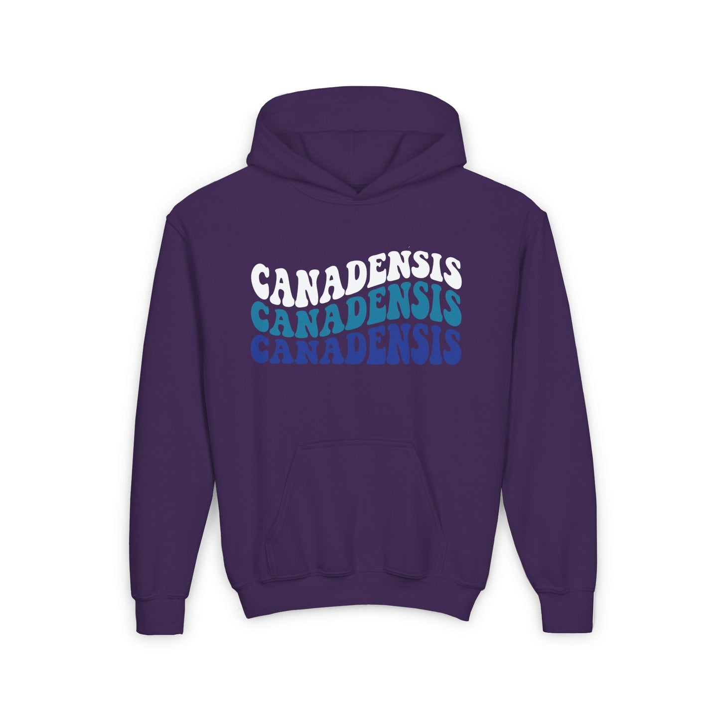 Retro Wavy Youth Custom Hooded Sweatshirt