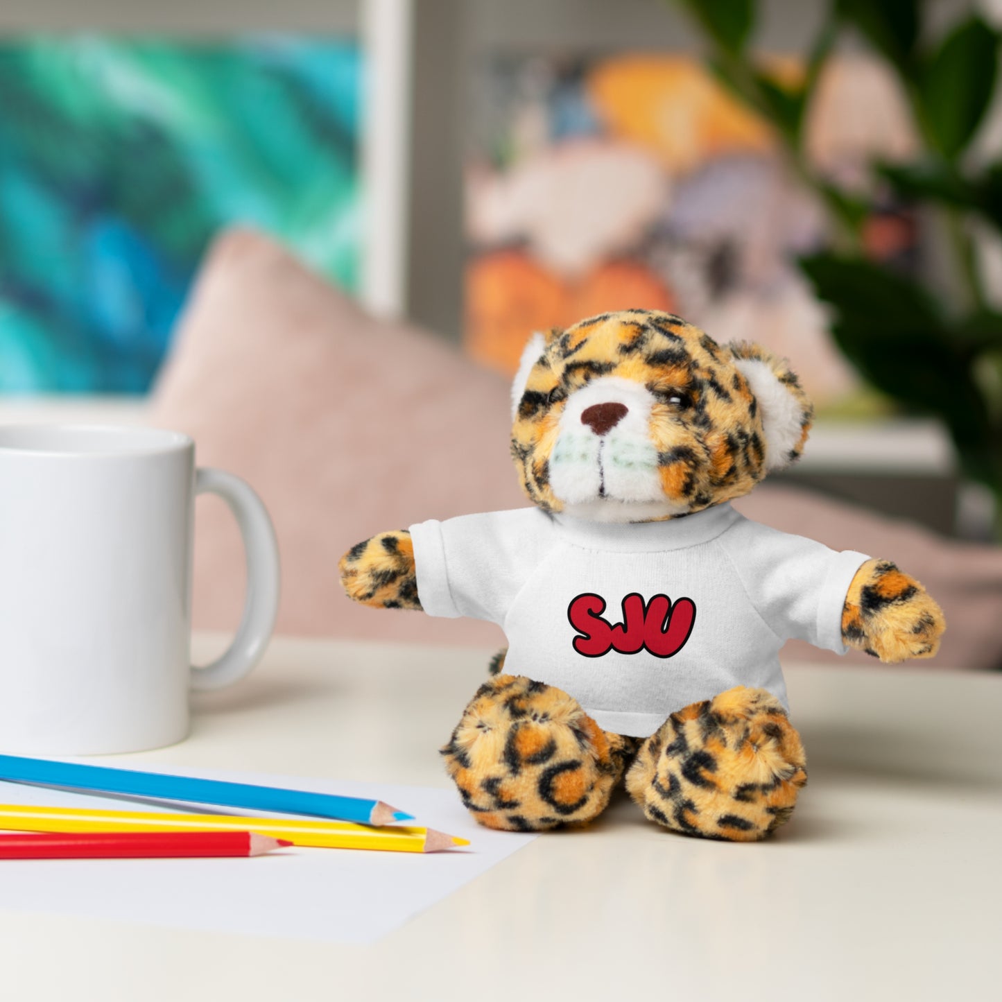 Personalized Stuffed Animal with Custom Name or Logo | Custom Camp, School or Team Mascot