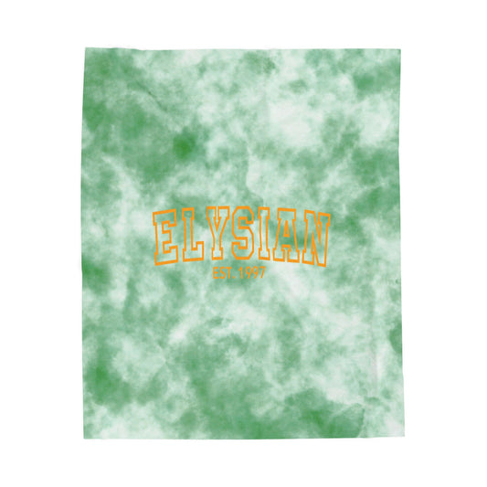 Tie Dye Elysian Velveteen Plush Blanket