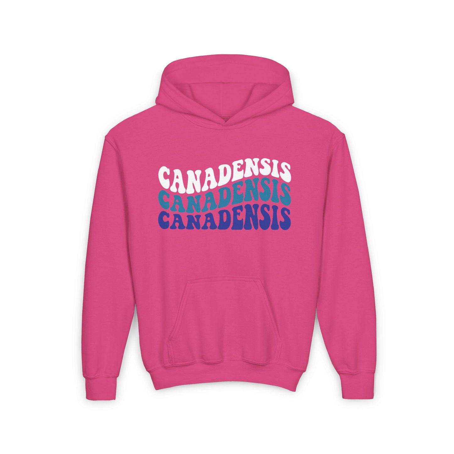 Retro Wavy Youth Custom Hooded Sweatshirt