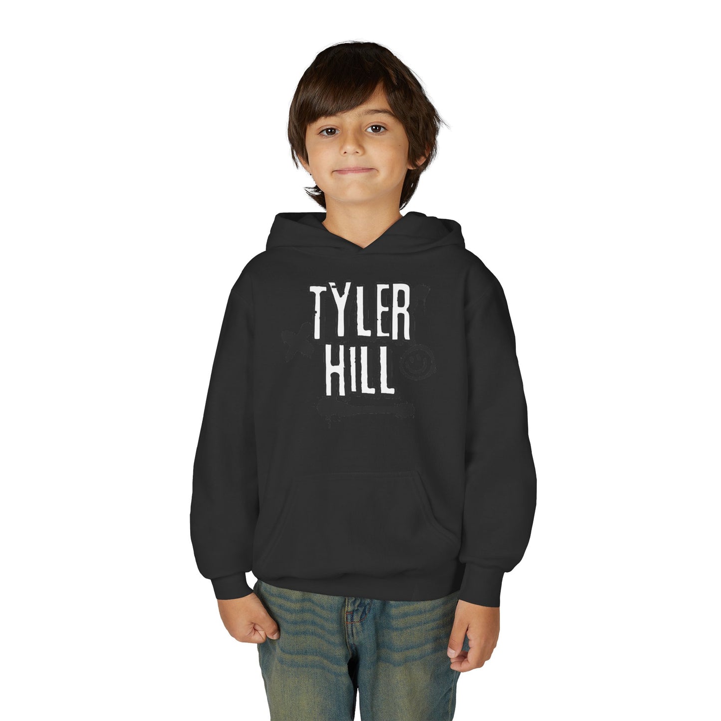 Graffiti Custom Youth Hooded Sweatshirt