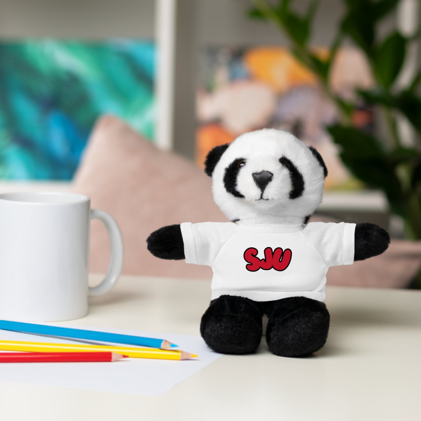 Personalized Stuffed Animal with Custom Name or Logo | Custom Camp, School or Team Mascot