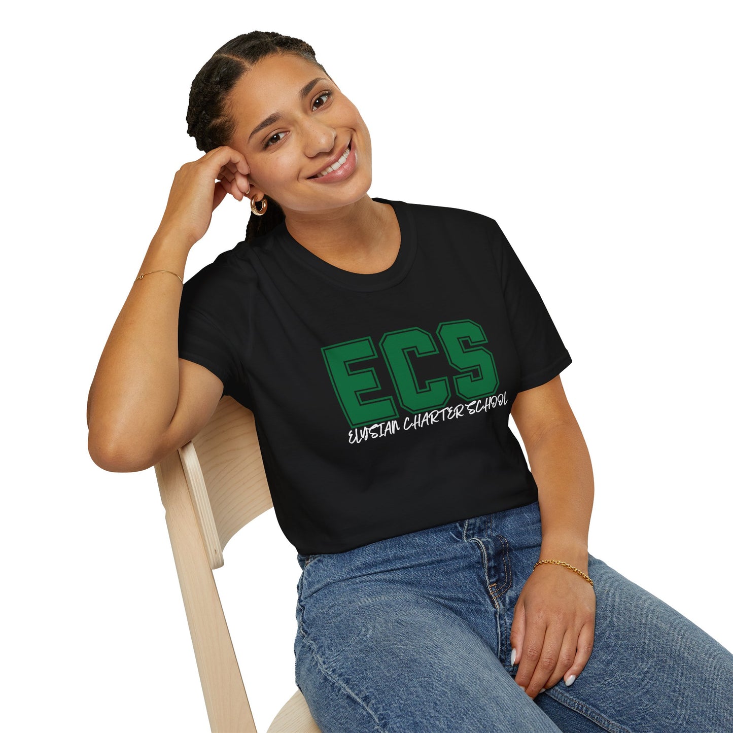 ECS Bold Varsity Unisex Letter Tee