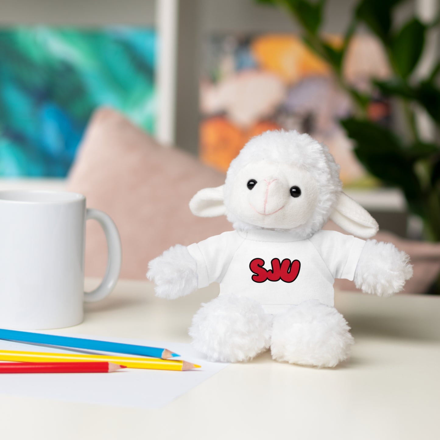 Personalized Stuffed Animal with Custom Name or Logo | Custom Camp, School or Team Mascot