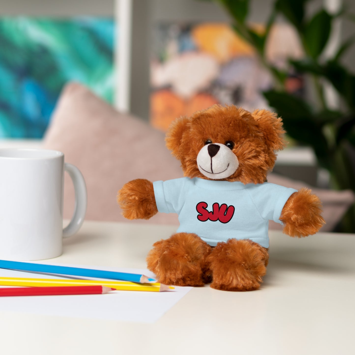 Personalized Stuffed Animal with Custom Name or Logo | Custom Camp, School or Team Mascot