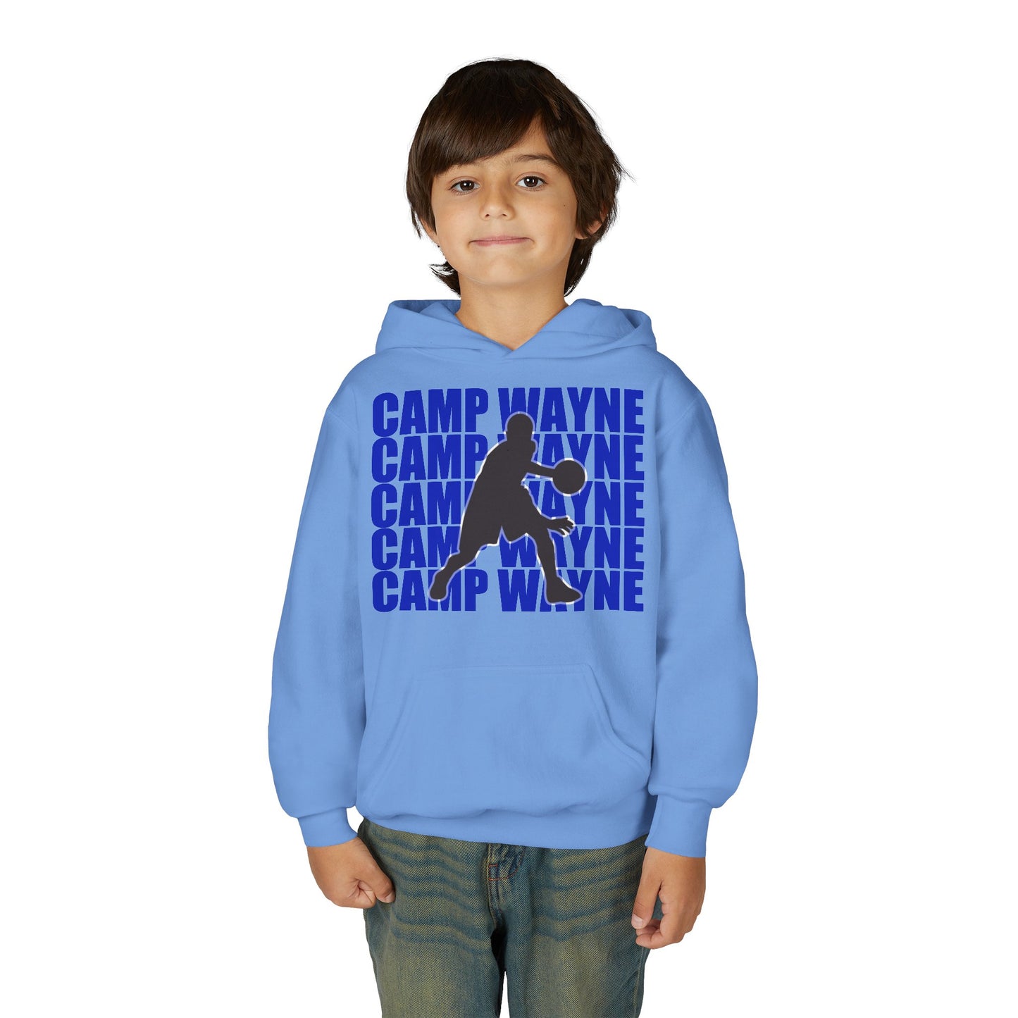Custom Basketball on Repeat Youth Hoodie
