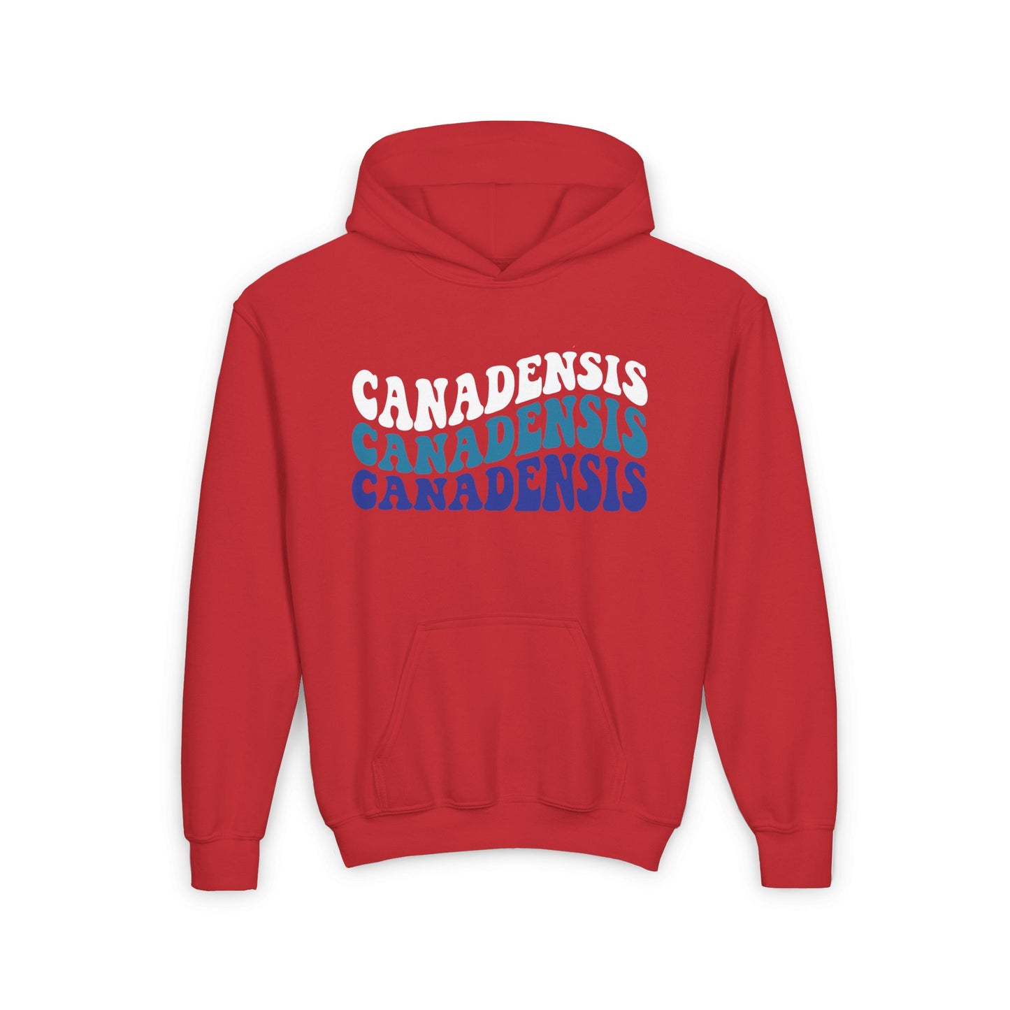 Retro Wavy Youth Custom Hooded Sweatshirt