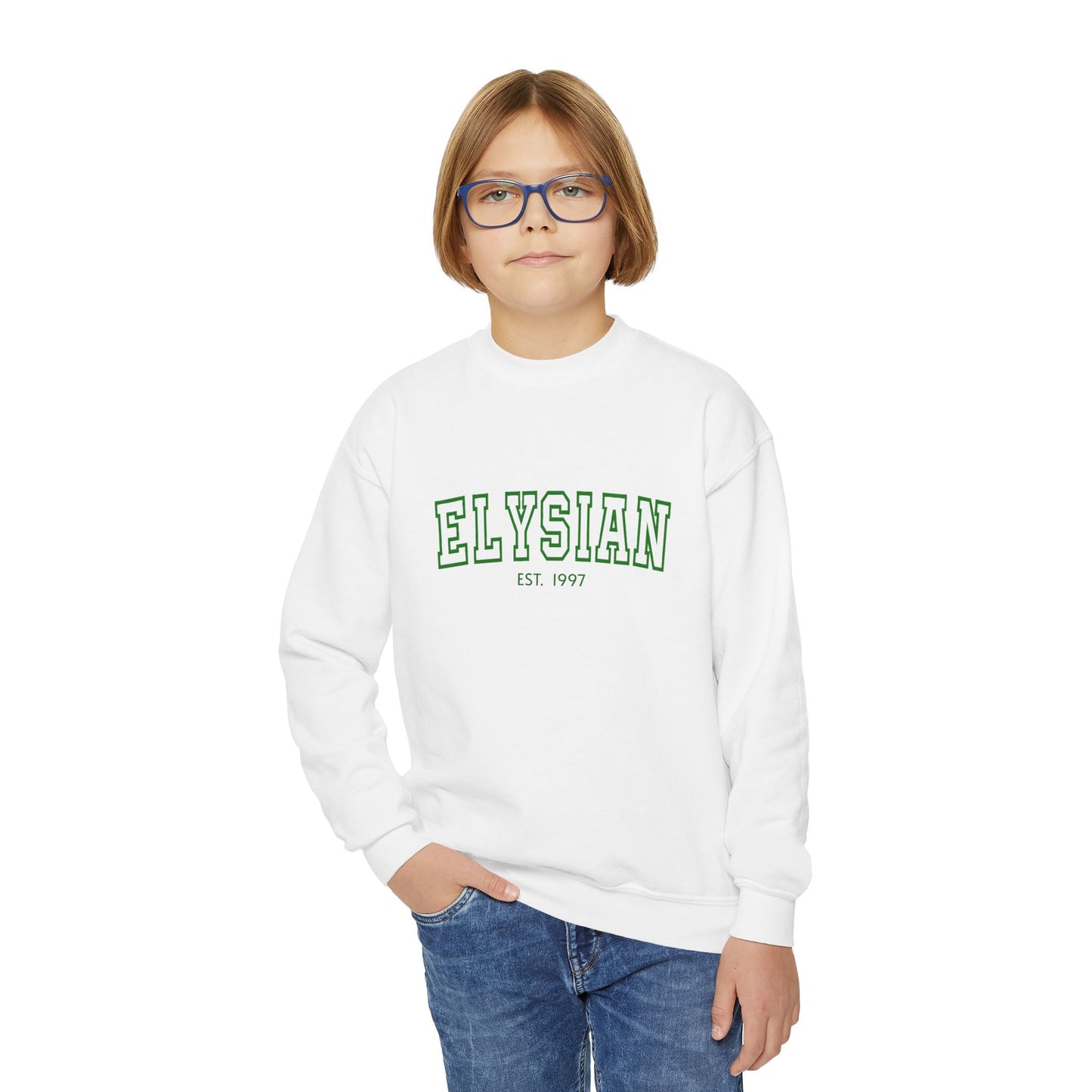Youth Elysian Collegiate Crewneck Sweatshirt