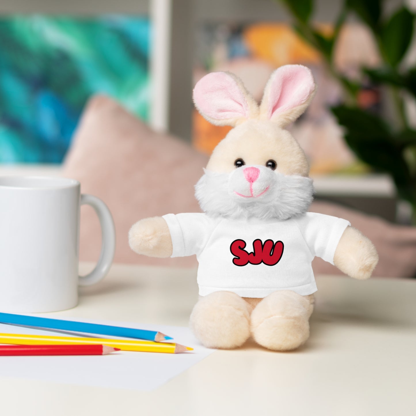 Personalized Stuffed Animal with Custom Name or Logo | Custom Camp, School or Team Mascot