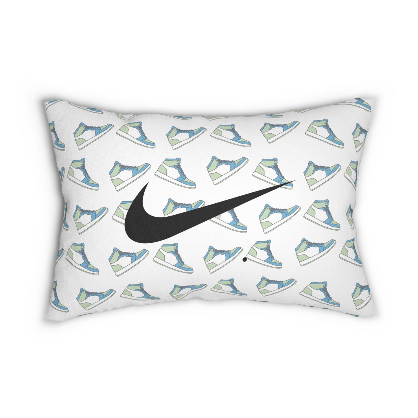 Sneaker Pattern Lumbar Pillow