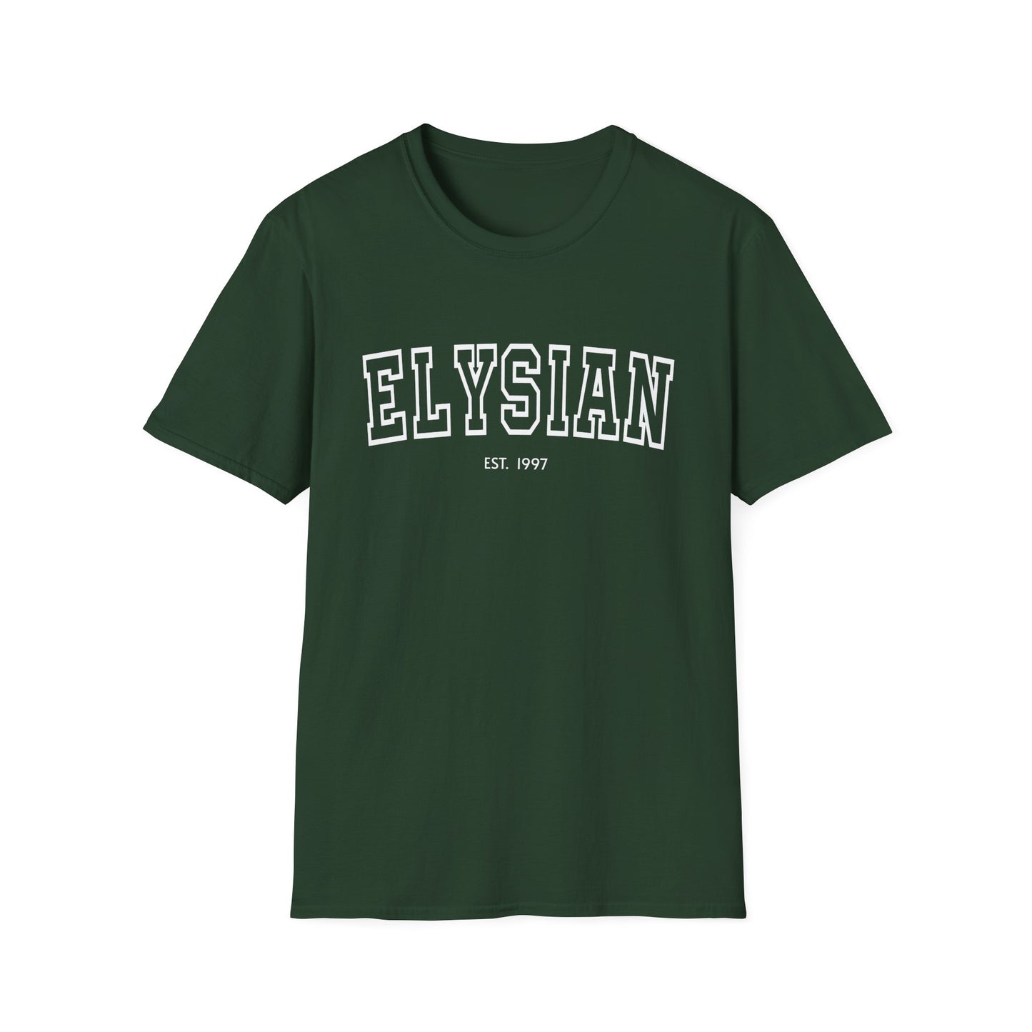Adult Collegiate Elysian Softstyle Tee