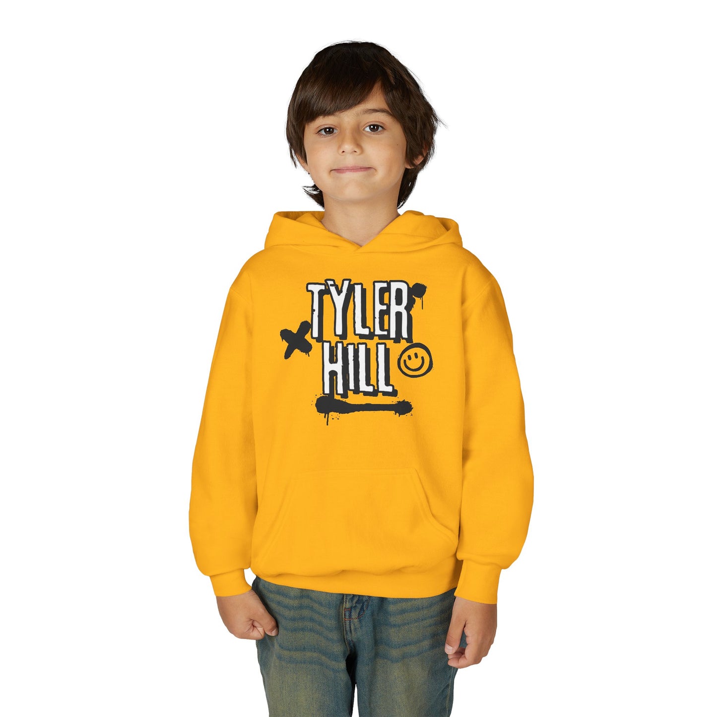 Graffiti Custom Youth Hooded Sweatshirt