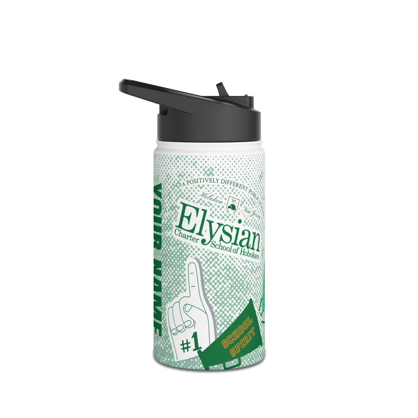 Smiley Face Stainless Steel Water Bottle