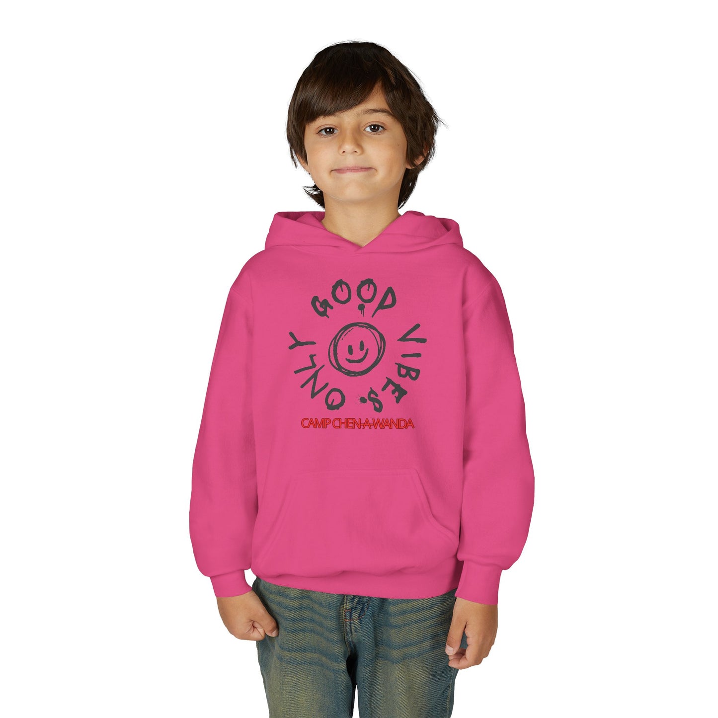 Good Vibes Graffiti Custom Youth Hooded Sweatshirt
