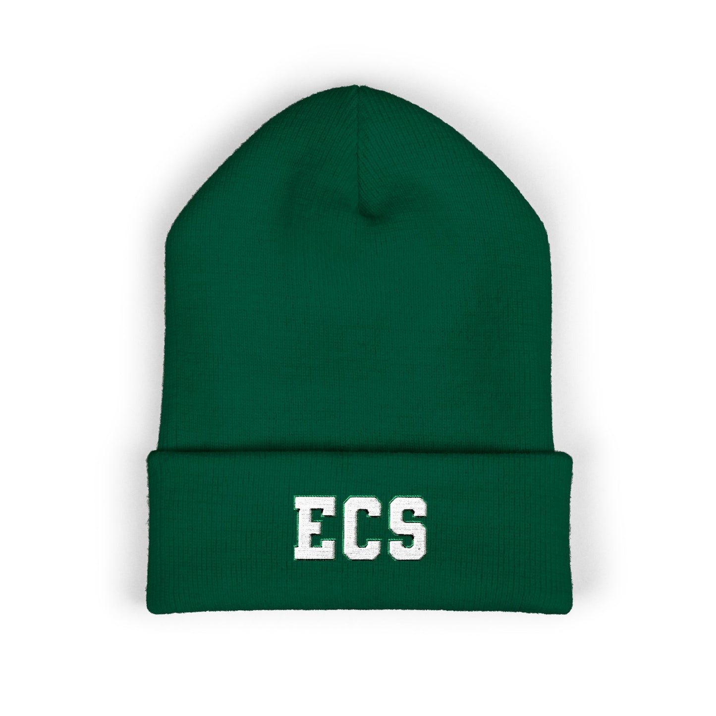 ECS Embroidered Classic Cuffed Beanie