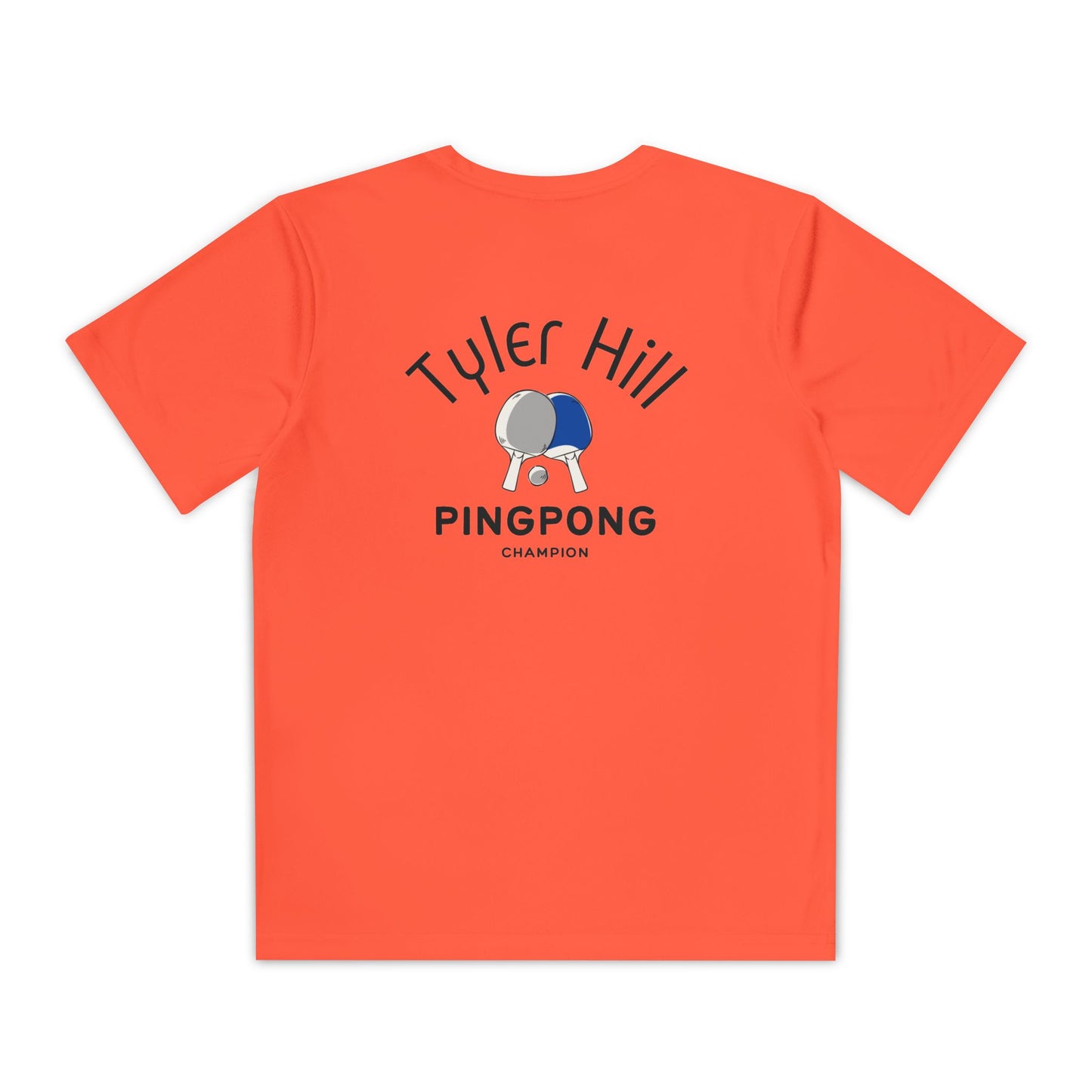 Ping Pong Youth Tee - Custom Swag - Table Tennis Tshirt