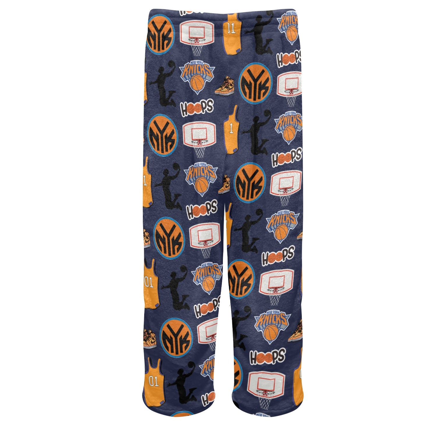 New York Basketball Pajama Pants for Kids | Knicks Inspired Fleece Lounge Pants