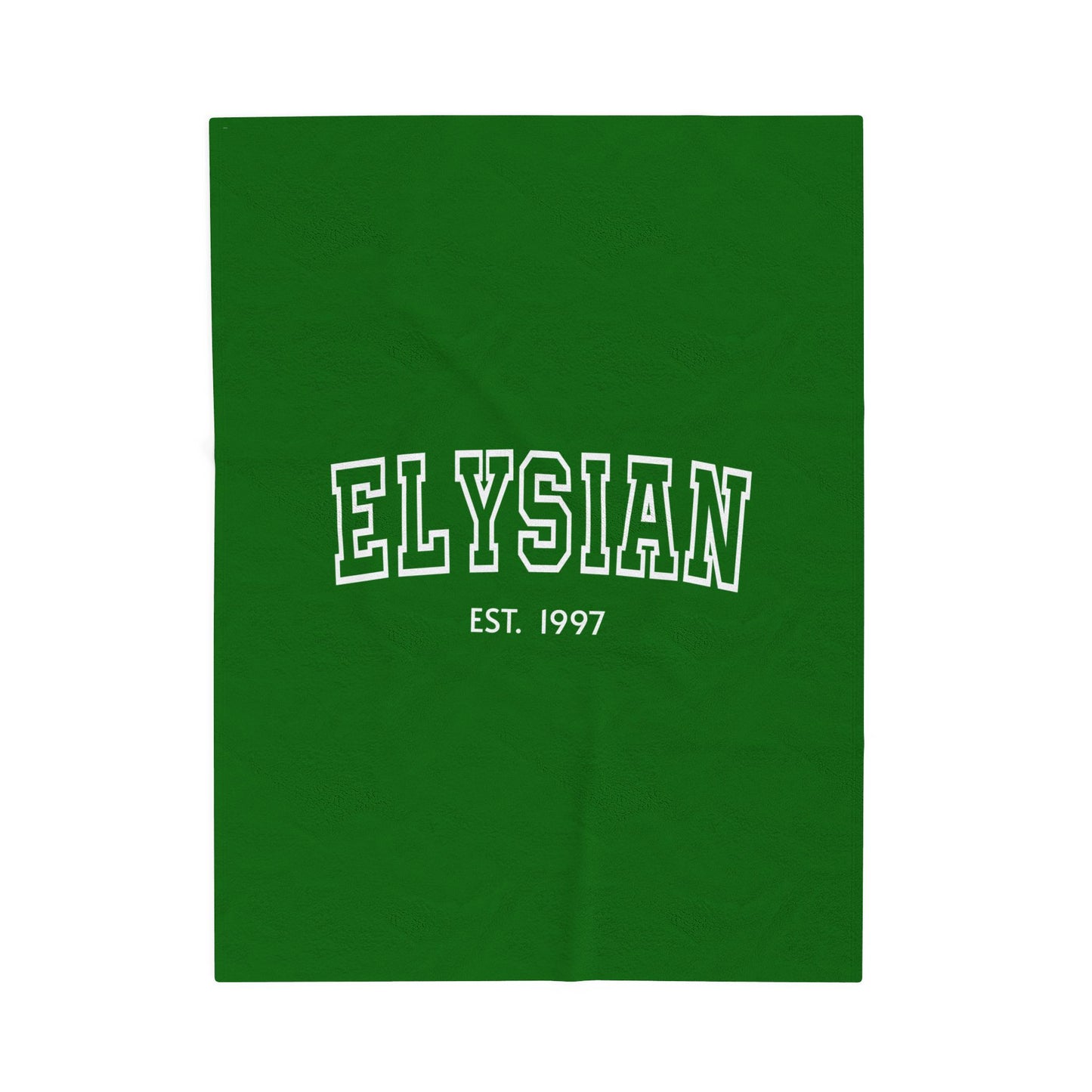 Elysian Velveteen Plush Blanket — Cozy College-Style