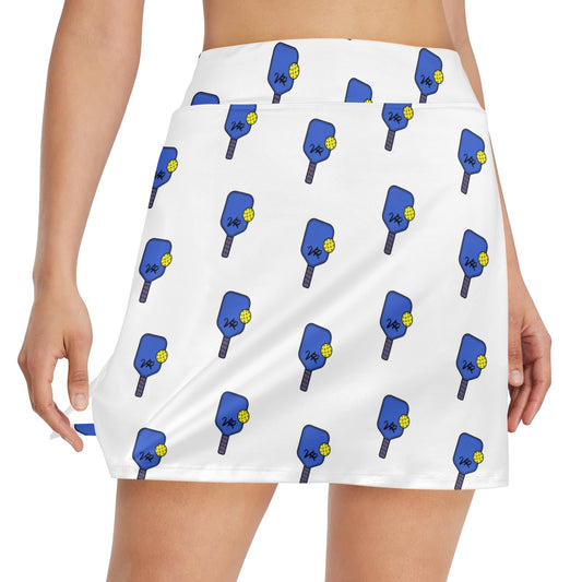 Custom Logo Pattern Athletic Skirt | Personalized Sports Skort | Team Logo Tennis Golf Pickleball Skirt