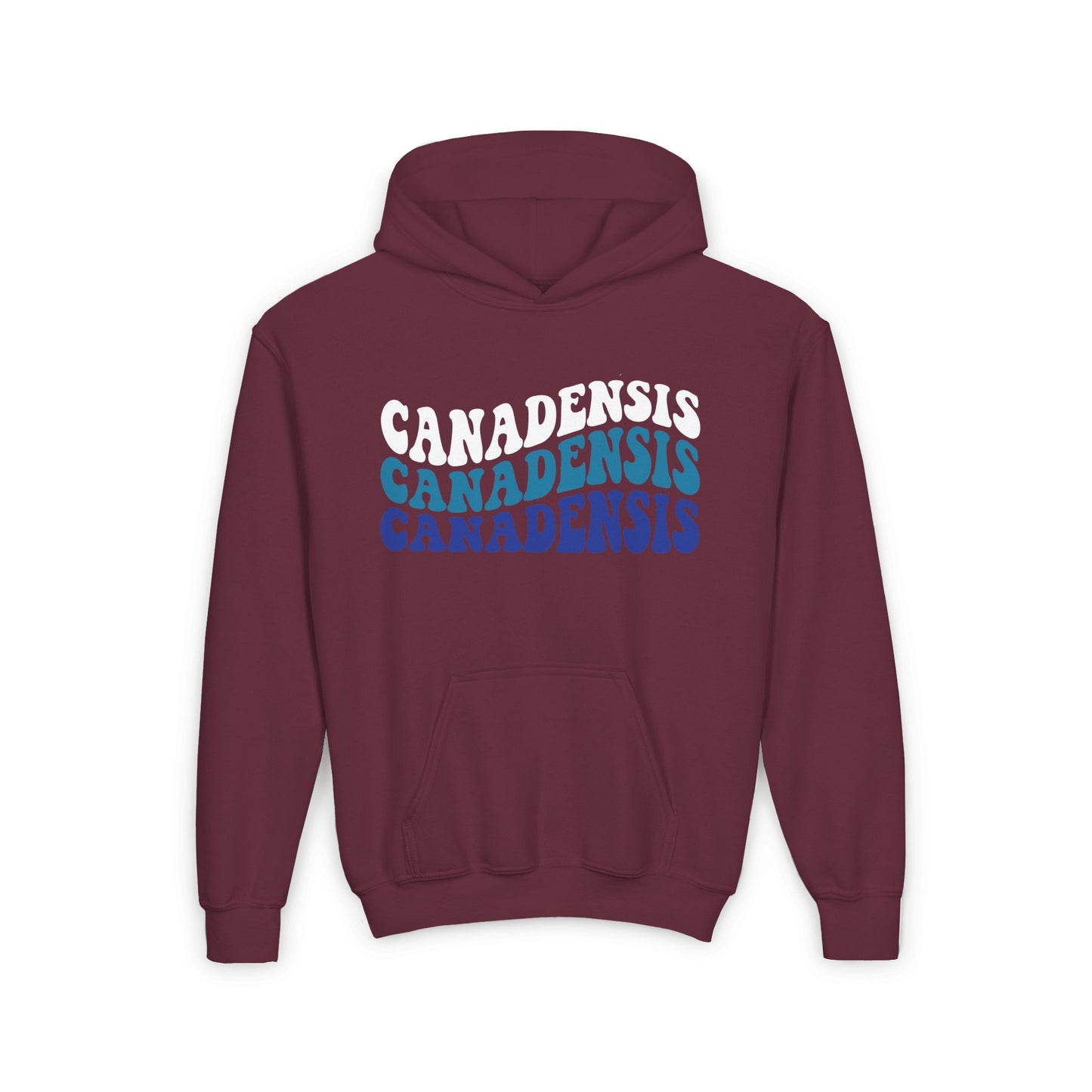 Retro Wavy Youth Custom Hooded Sweatshirt