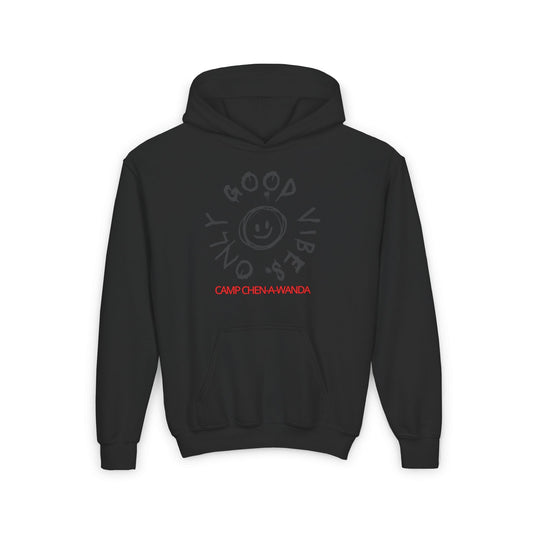 Good Vibes Graffiti Custom Youth Hooded Sweatshirt