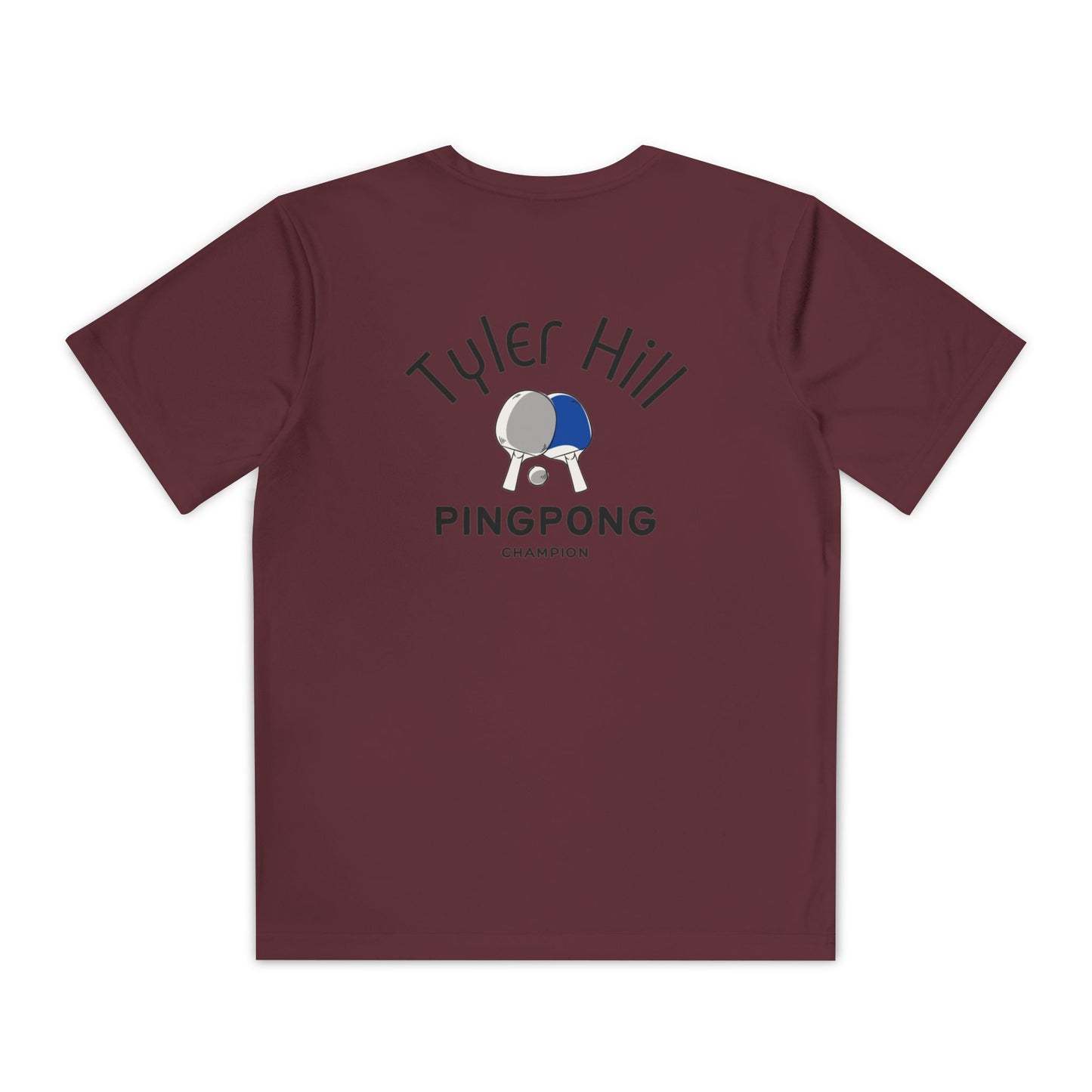 Ping Pong Youth Tee - Custom Swag - Table Tennis Tshirt
