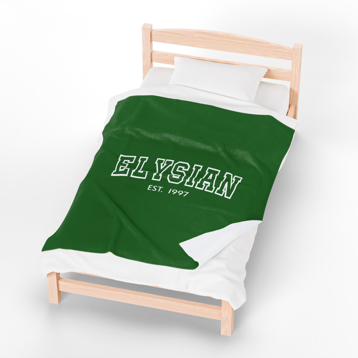 Elysian Velveteen Plush Blanket — Cozy College-Style