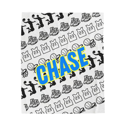 Basketball Plush Blanket - Personalized - 3 Sizes