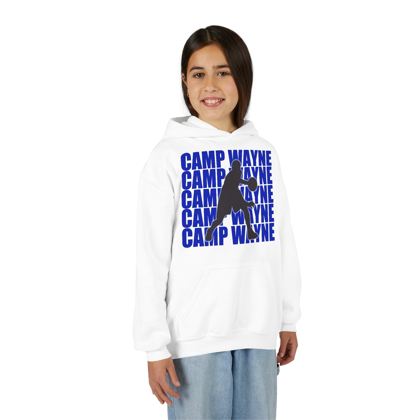 Custom Basketball on Repeat Youth Hoodie