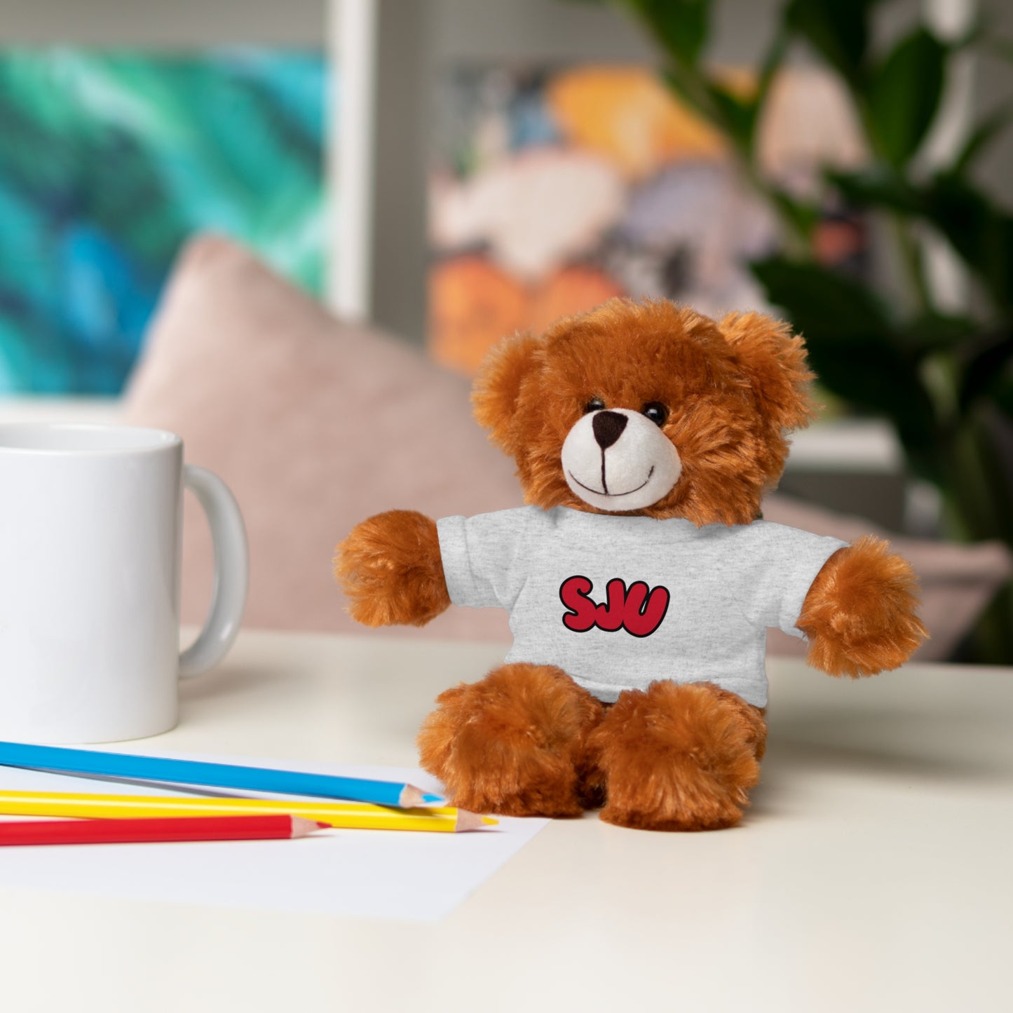 Personalized Stuffed Animal with Custom Name or Logo | Custom Camp, School or Team Mascot