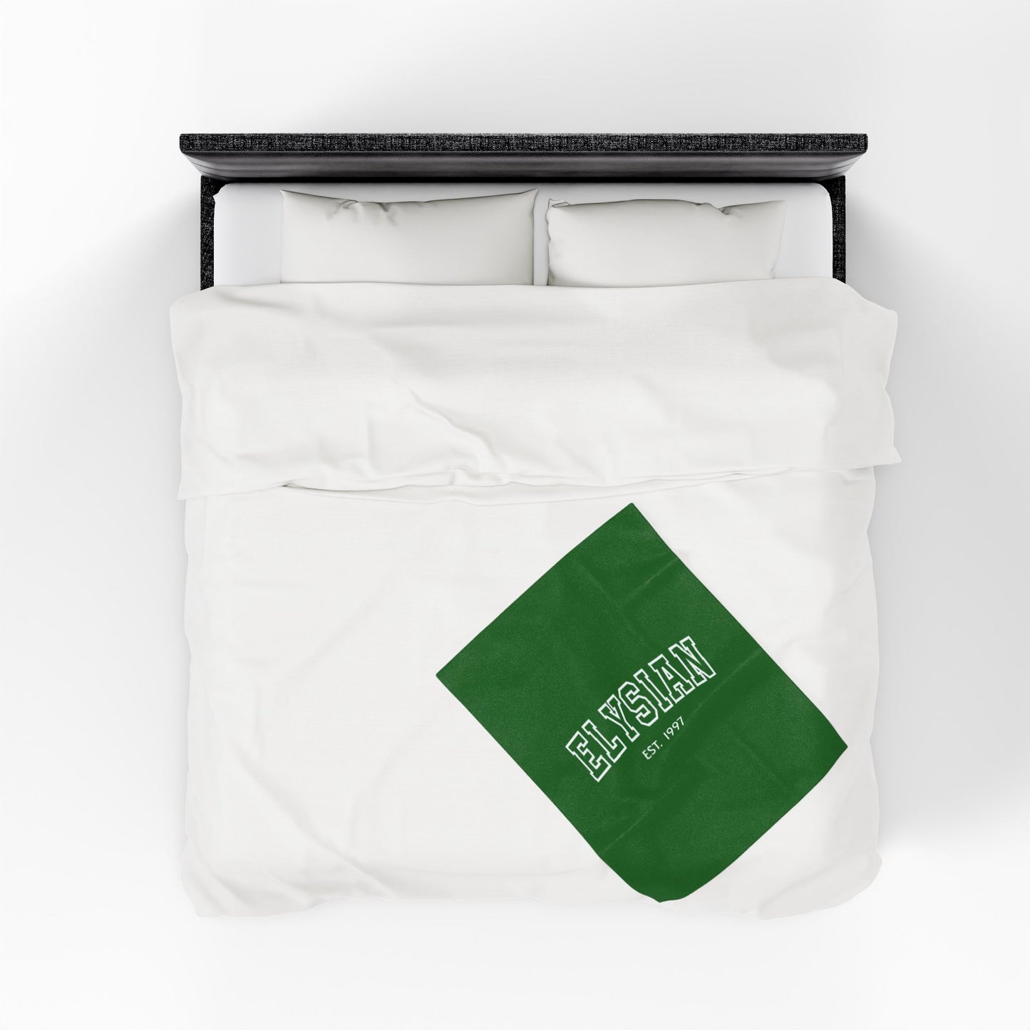 Elysian Velveteen Plush Blanket — Cozy College-Style