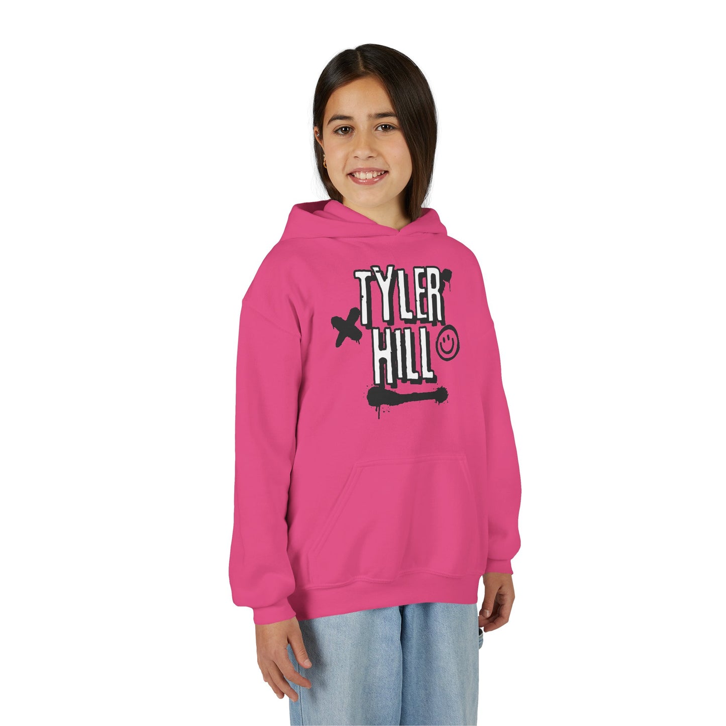 Graffiti Custom Youth Hooded Sweatshirt