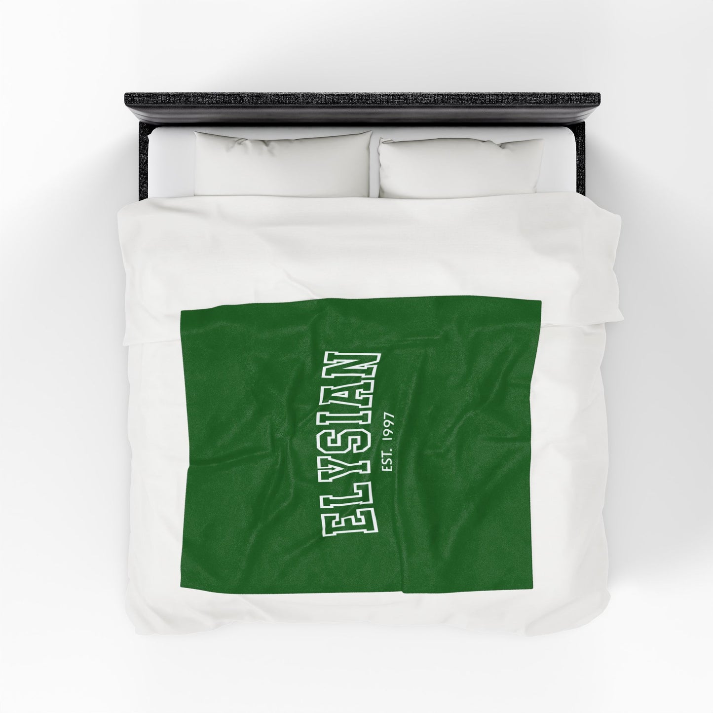 Elysian Velveteen Plush Blanket — Cozy College-Style