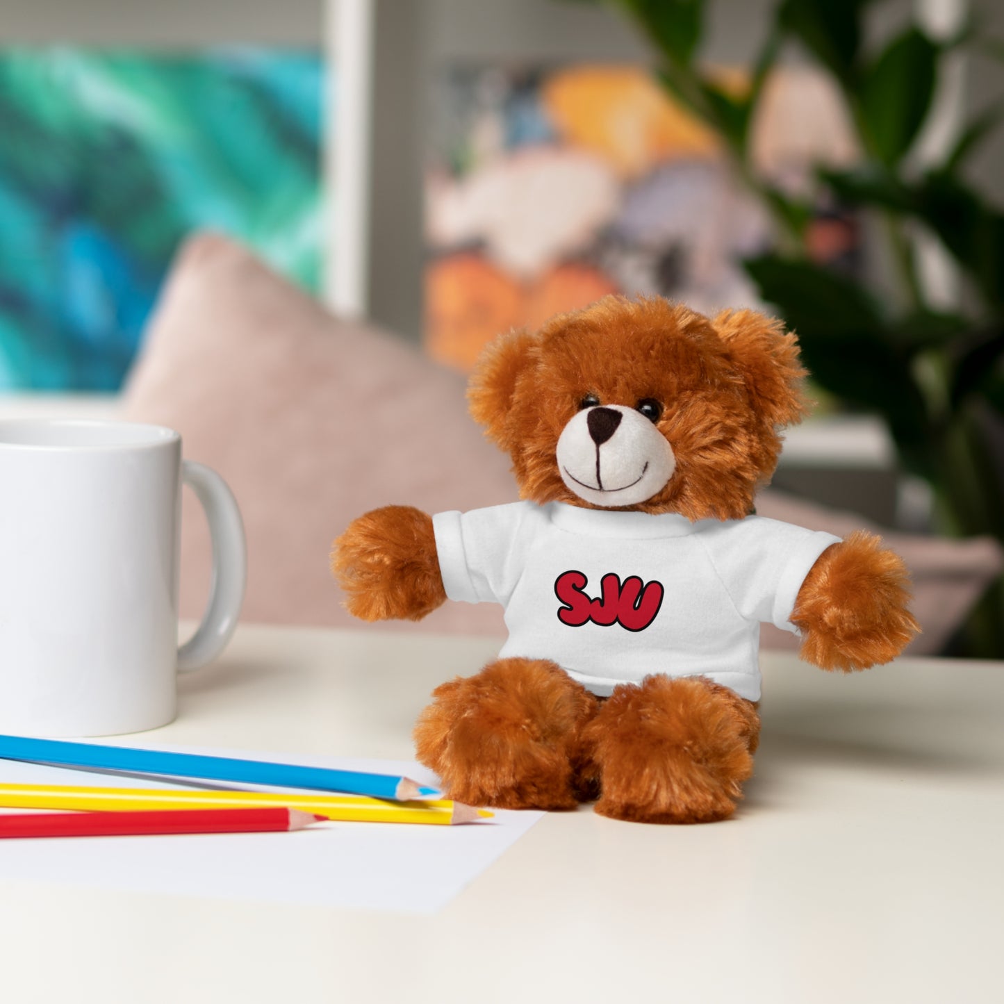 Personalized Stuffed Animal with Custom Name or Logo | Custom Camp, School or Team Mascot
