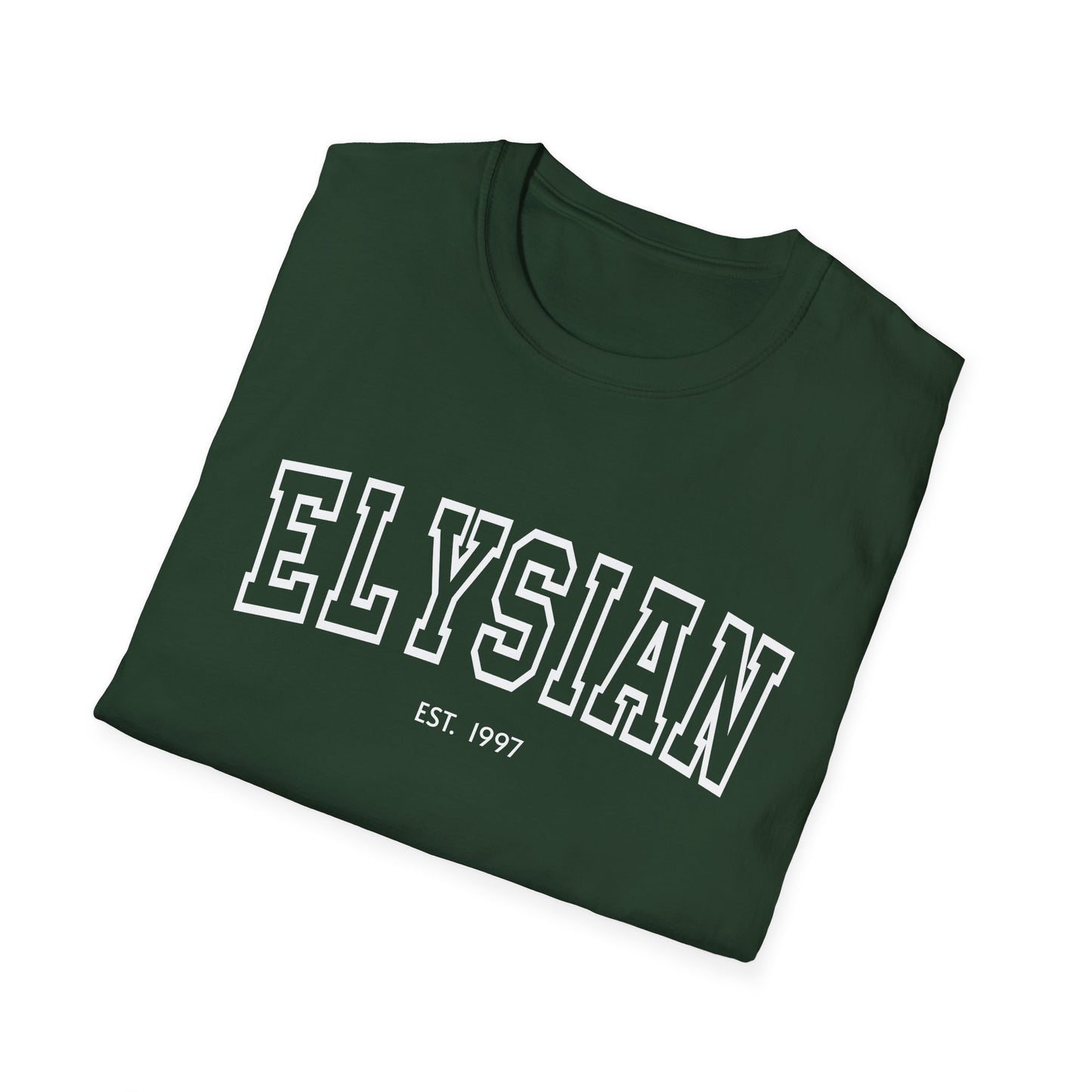 Adult Collegiate Elysian Softstyle Tee