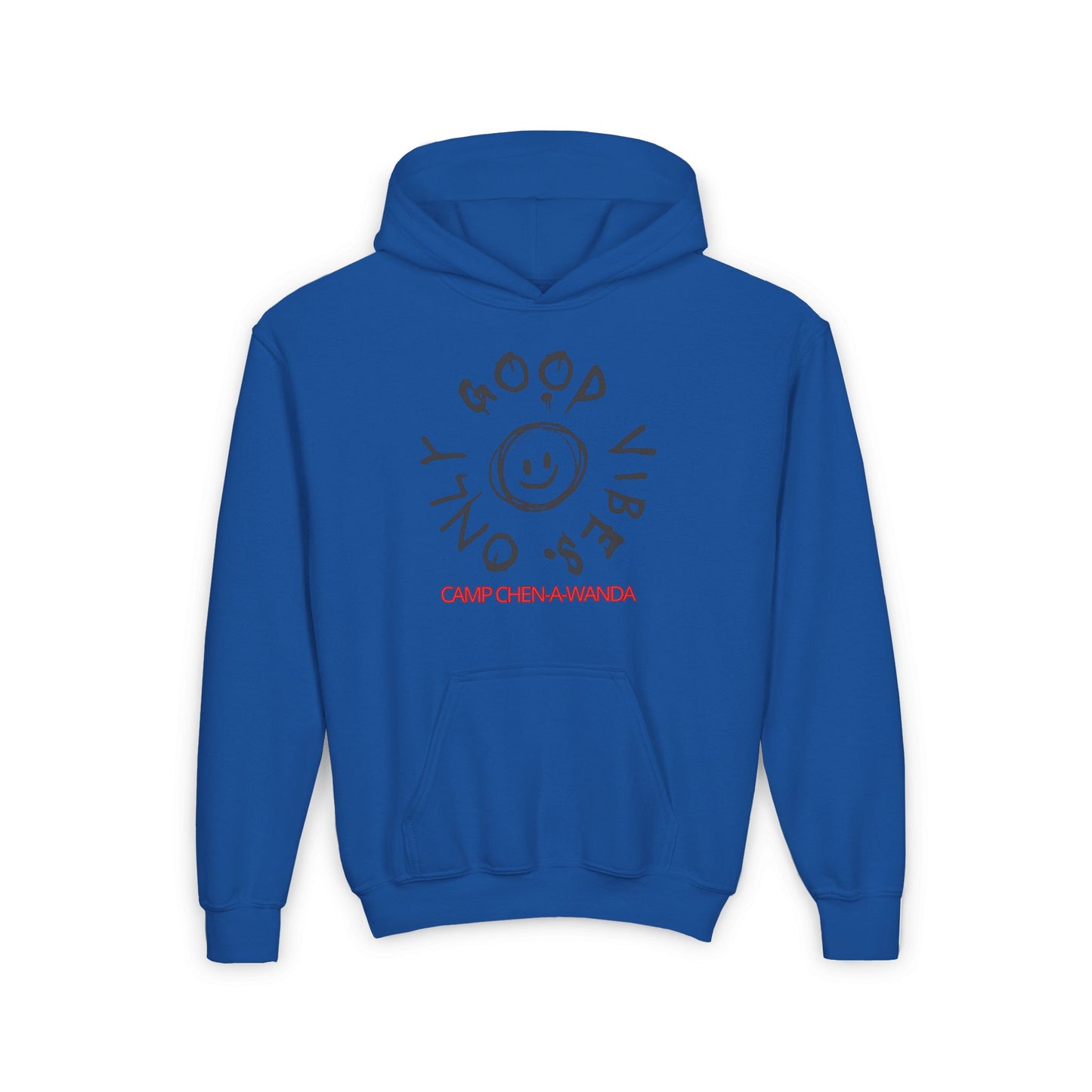 Good Vibes Graffiti Custom Youth Hooded Sweatshirt