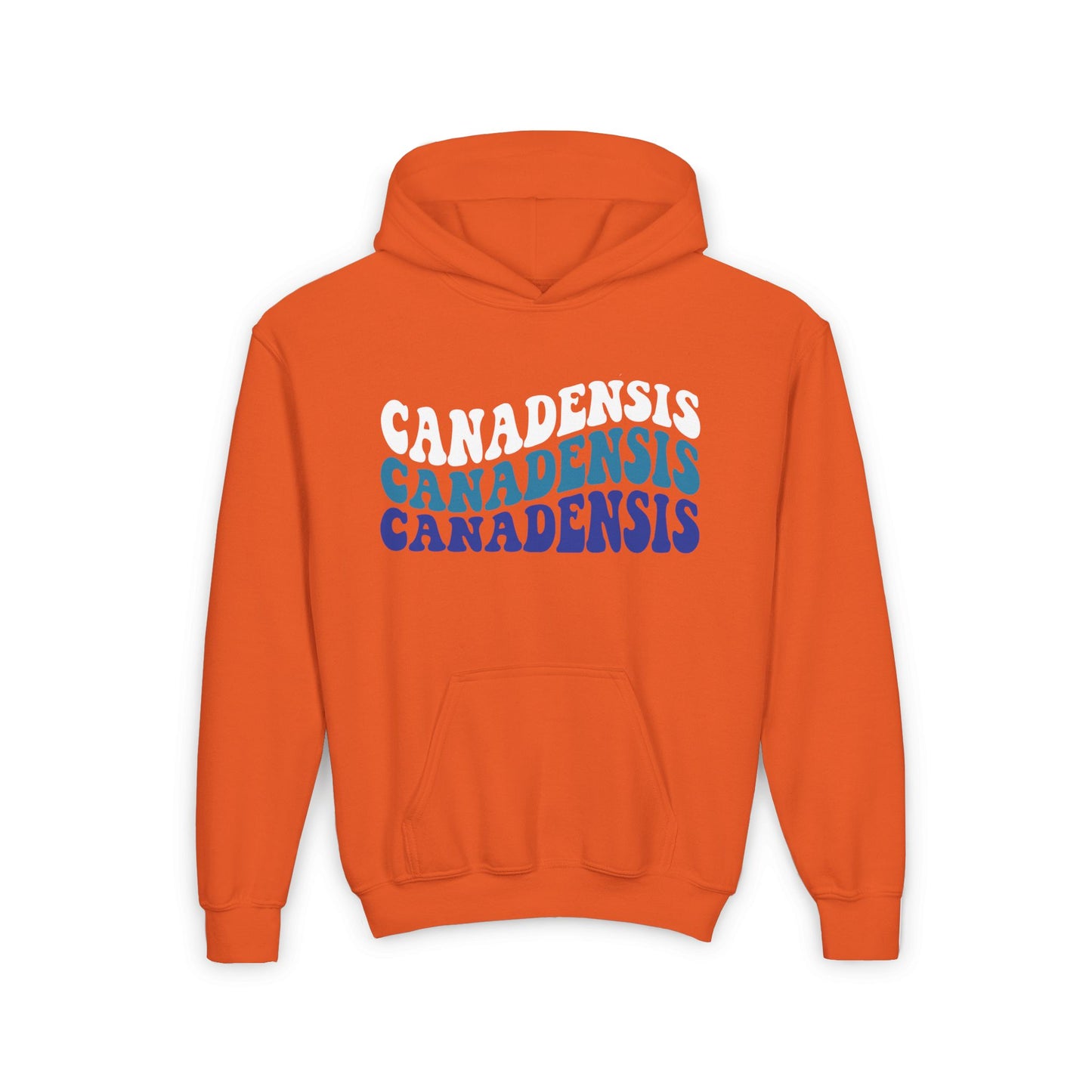 Retro Wavy Youth Custom Hooded Sweatshirt